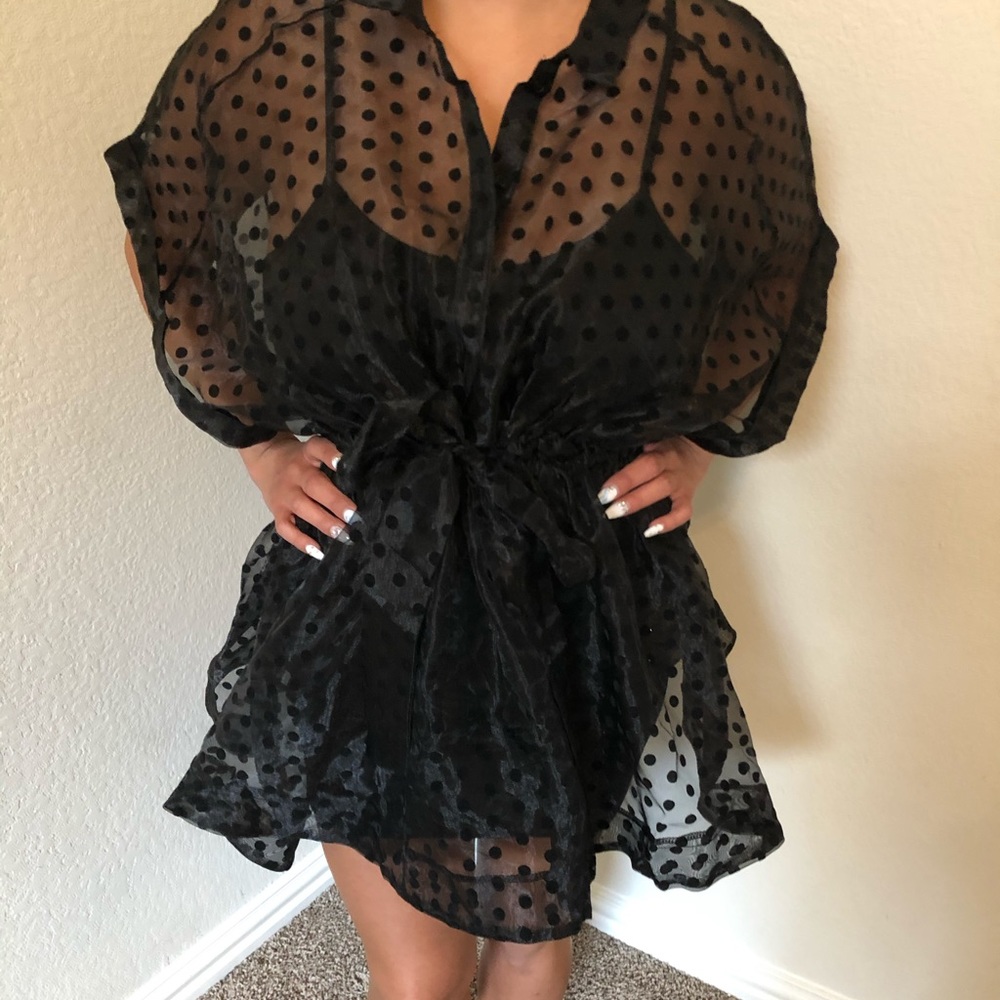 Misguided black dress